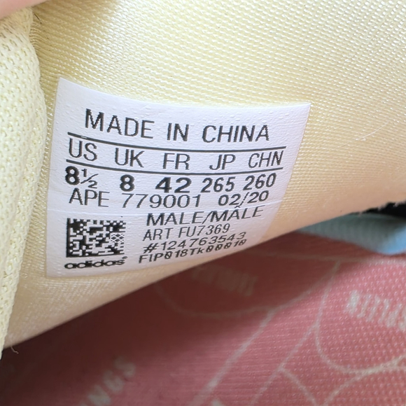 Y2K Pharrell x adidas Crazy BYW 2.0 Men’s 8.5 Chalk Coral Boost - Picture 10 of 11